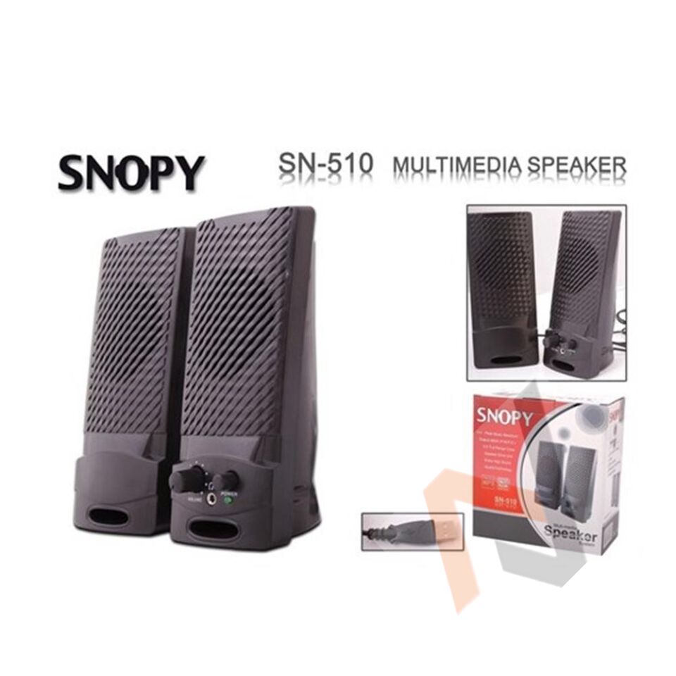 Snopy SN-510 2.0 Siyah USB Speaker