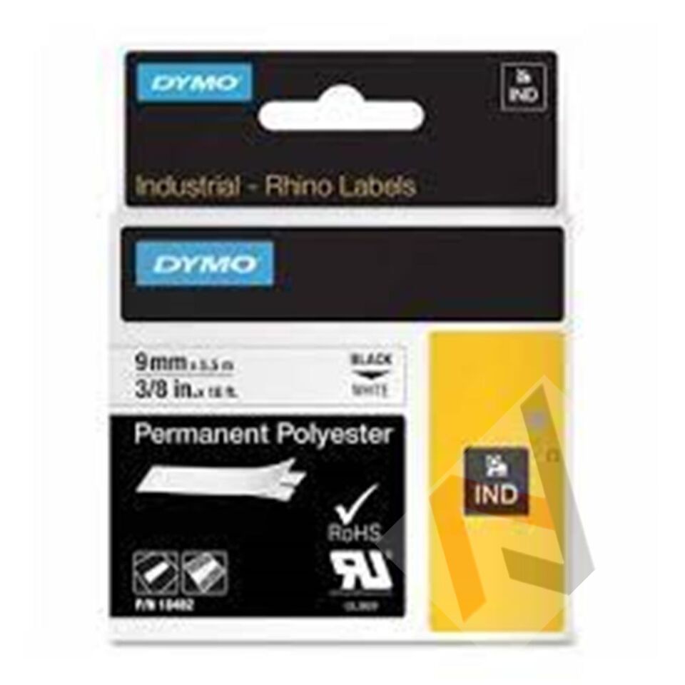 Dymo 1868704 XTL Laminetel 21 x 21 Beyaz-Siyah 250 Etiket