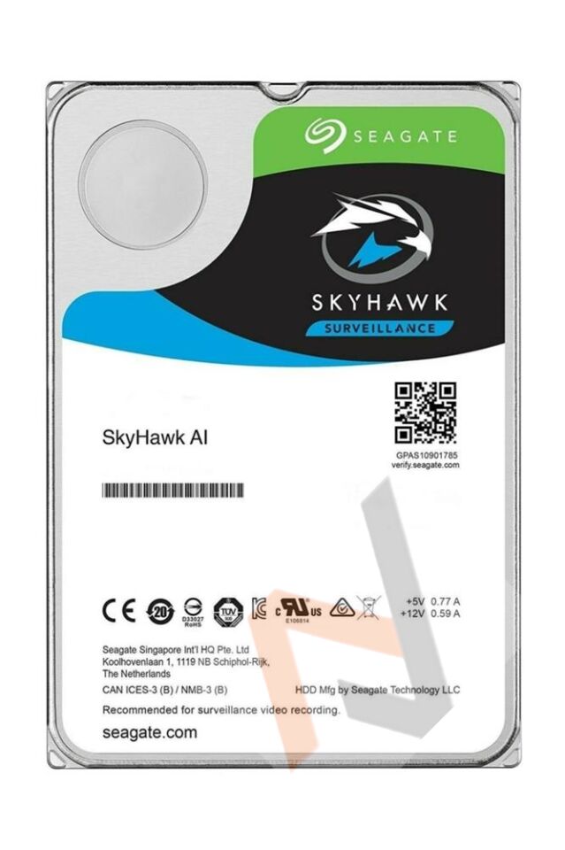 Seagate 10Tb St10000Ve0008 3.5'' Skyhawk 7200Rpm 256Mb Sata 3.0 St10000Ve0008 Harddisk (İthalat)