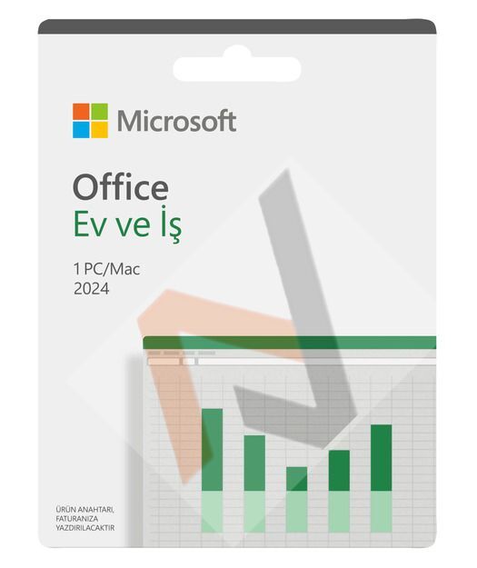 Microsoft Office Ev ve İş 2024 Türkçe Kutu Lisans