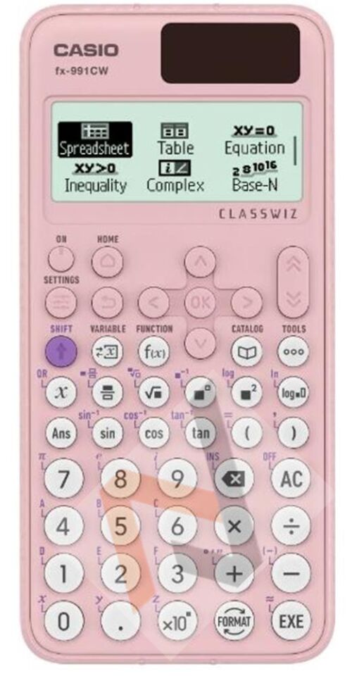 Casio FX-991CW-W-DT ClassWiz Pembe Bilimsel Fonksiyonlu Hesap Makinesi