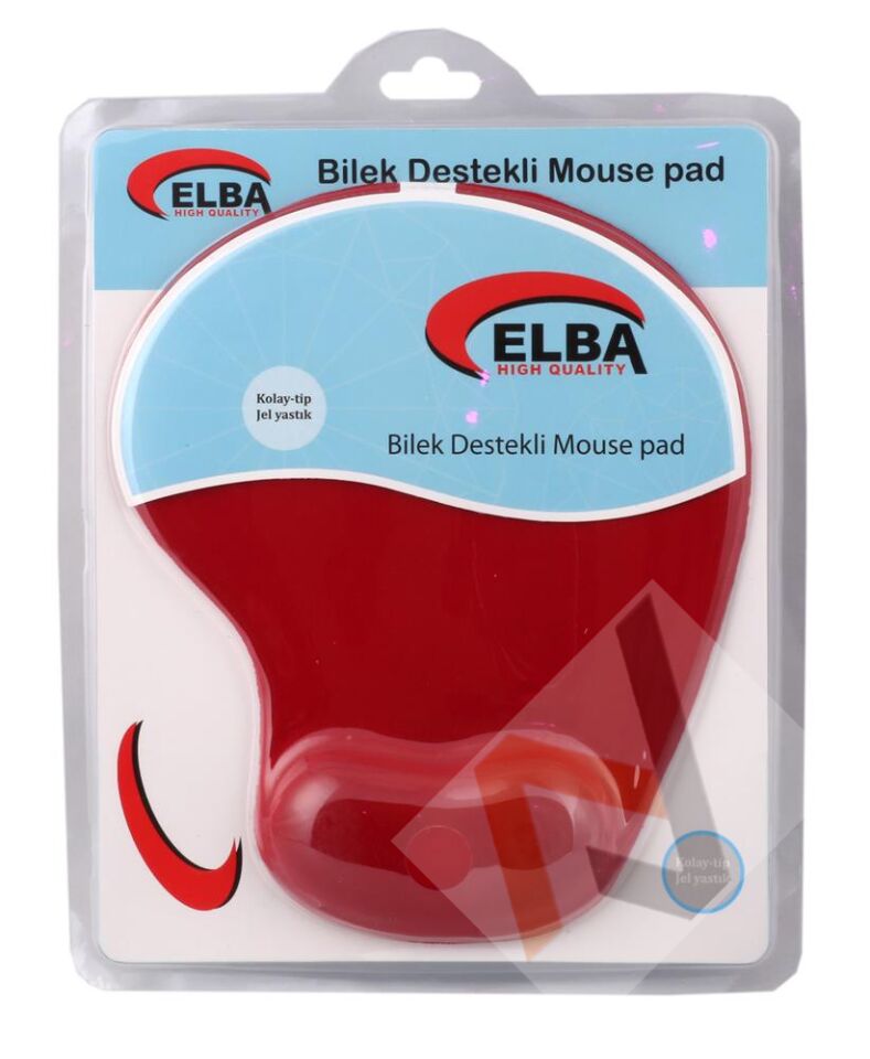 Elba K06152 Bileklikli Jel Mouse Pad Kırmızı