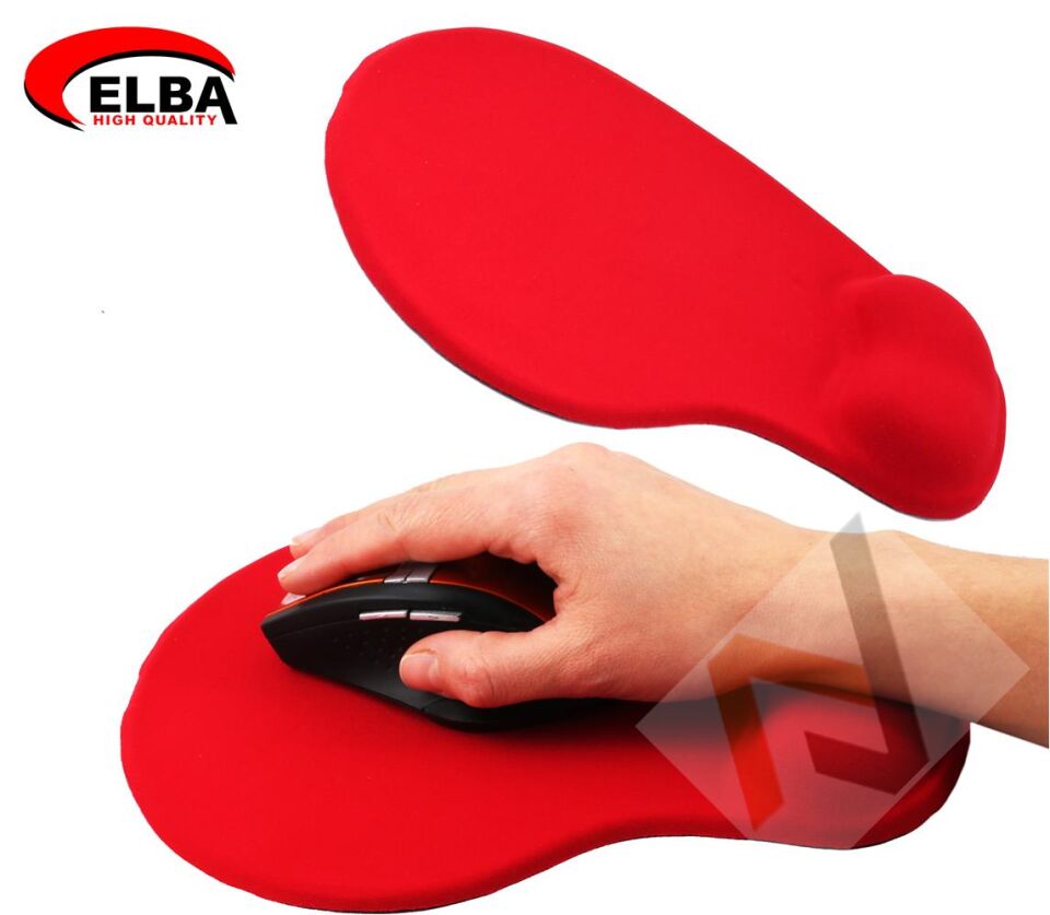 Elba K06152 Bileklikli Jel Mouse Pad Kırmızı