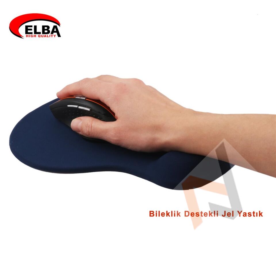 Elba K06152 Bileklikli Jel Mouse Pad Mavi