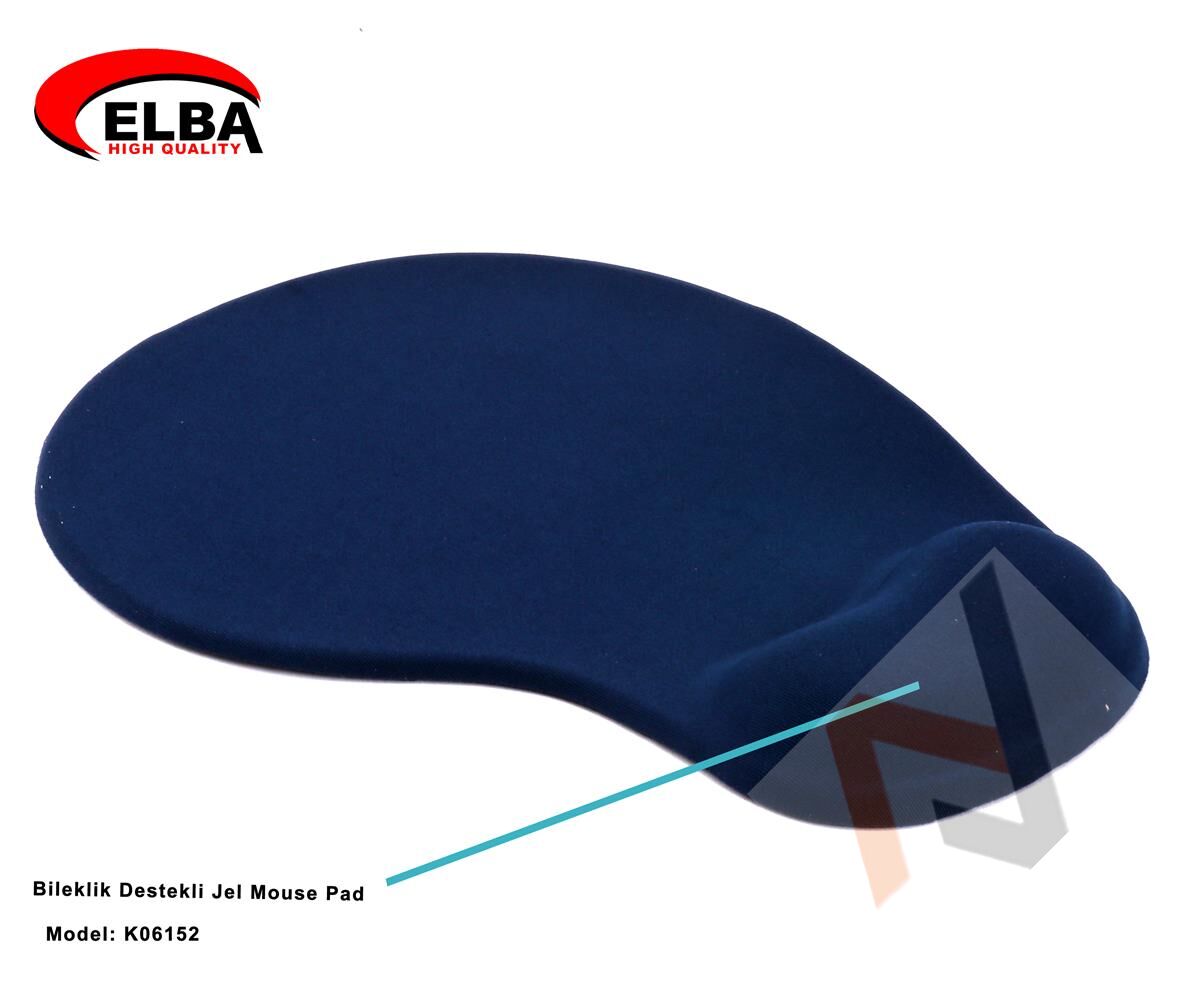 Elba K06152 Bileklikli Jel Mouse Pad Mavi