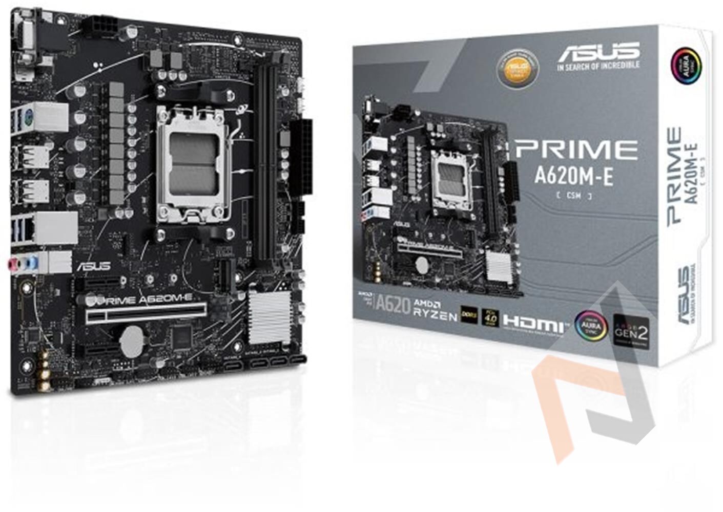 Asus PRIME A620M-E-CSM 6400mhz(OC) RGB M.2 AM5 mATX DDR5 Anakart