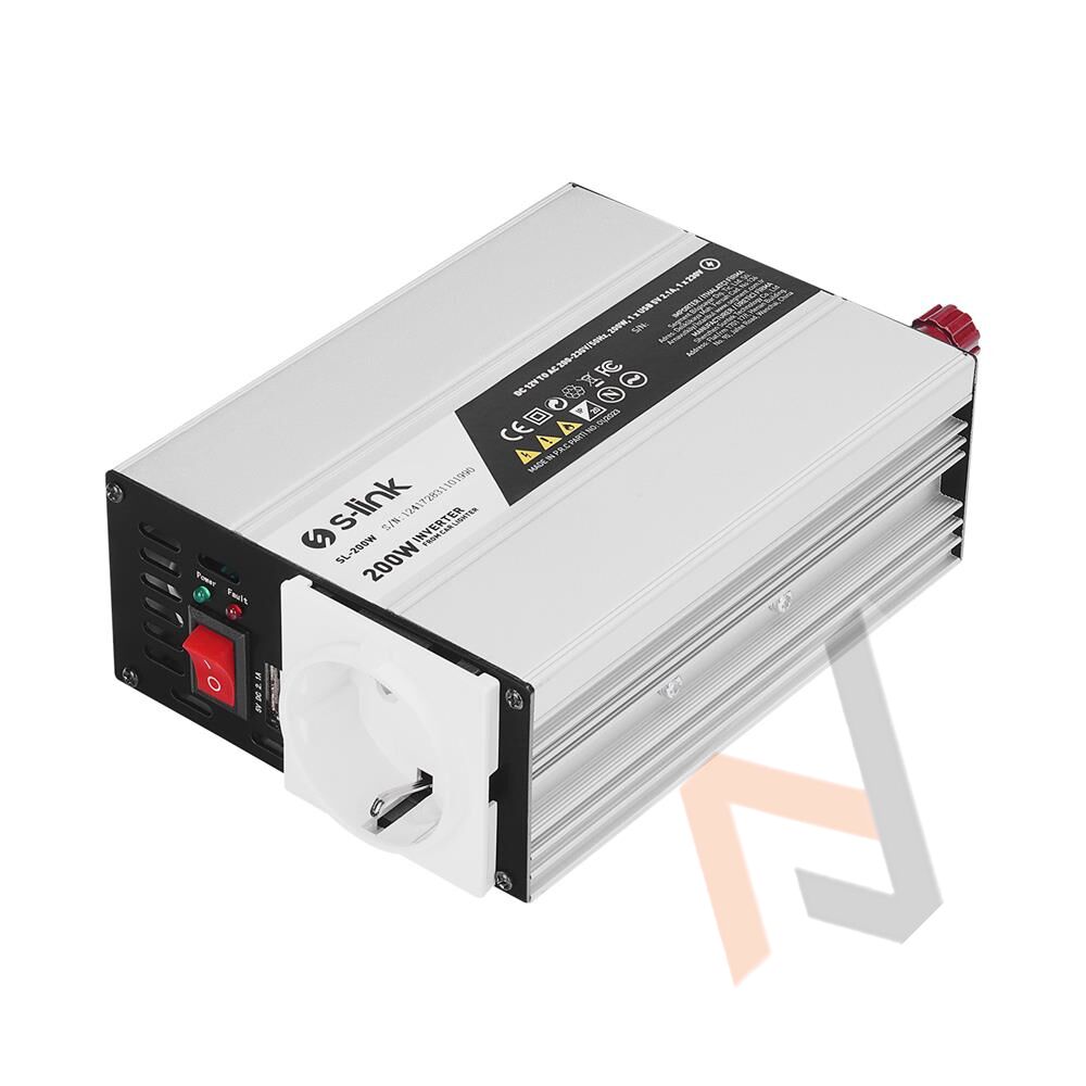 S-link SL-200W 200W Çakmaktan Power Inverter