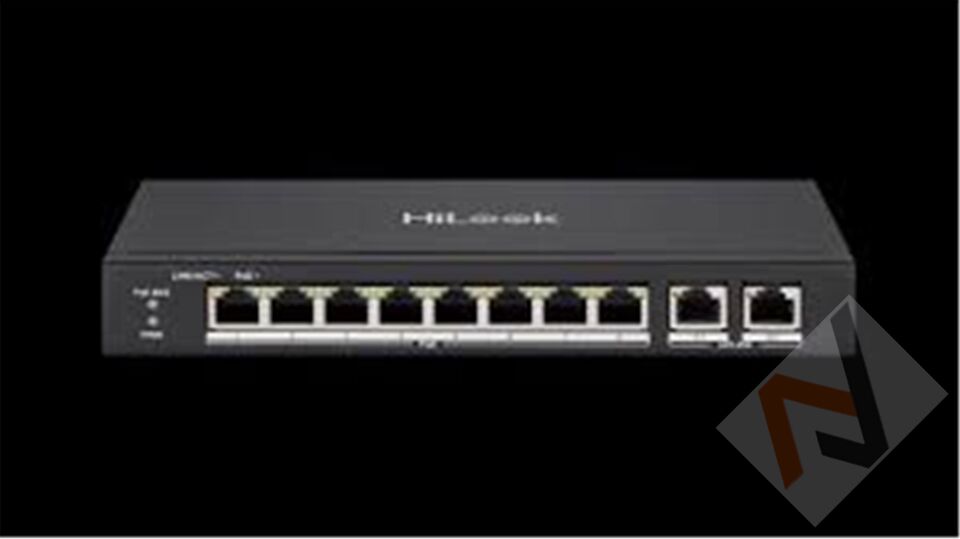 Hilook NS-0310P-60(B) 10 Port 2 Port 10-100-1000 Gigabit 8 Port 10-100 Poe 60W Switch