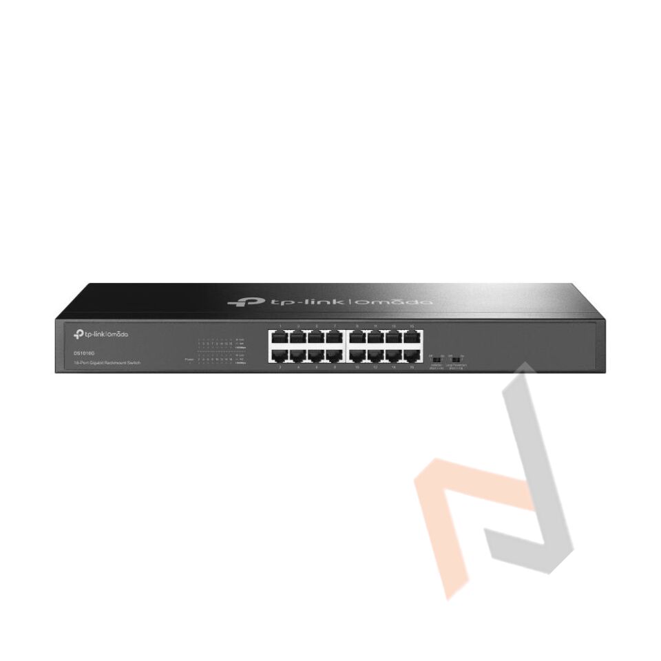 Omada Tp-Link DS1016G 16 Port 10-100-1000 Mbps Switch Çelik Kasa Rack Mount