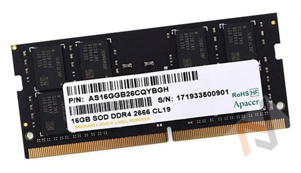 Apacer 16GB 2666MHz DDR4 ES.16G2V.GNH Notebook Ram