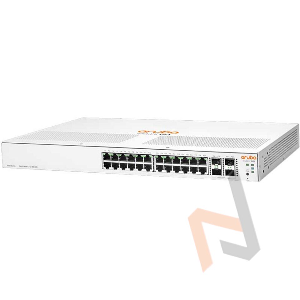 Hp Aruba Instant On 1930-24G-PoE+ 4 SFP 195W (24 port 10-100-1000 PoE+) , PoE ,4 SFP+ 1-10GbE Port