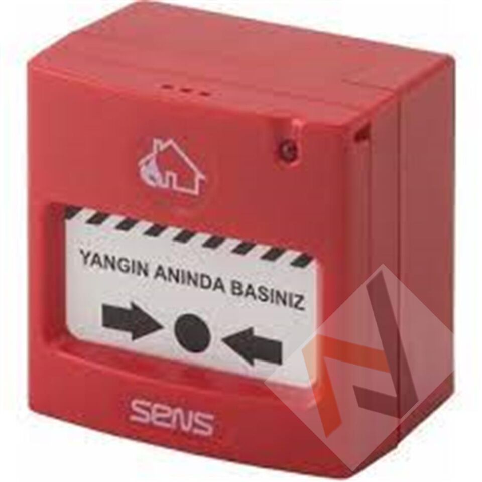 Sens RC-100 Konvansiyel Resetlenebilir Yangın İhbar Butonu