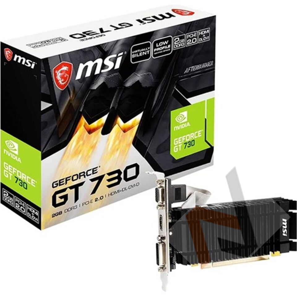 Msı Nvıdıa Geforce Gt730 N730K-2GD3H-LPV1 2 GB Ddr3 64 Bit Ekran Kartı