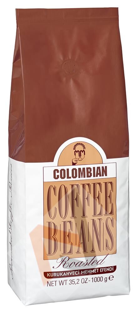 Mehmet Efendi Colombian 1000gr Çekirdek Kahve (Roasted) Net WT 35,2 OZ