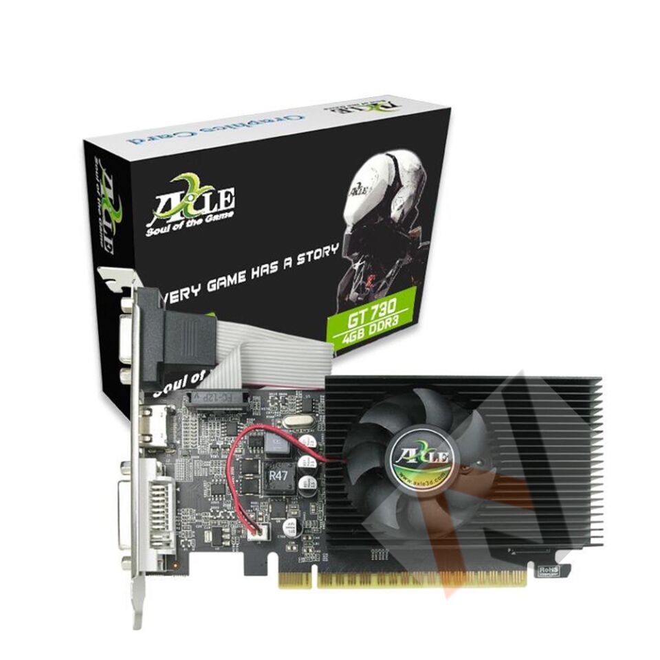 Axle GeForce GT730 AX-GT730-4GD3P8CDIL 4GB GDDR3 128Bit DX12 Ekran Kartı