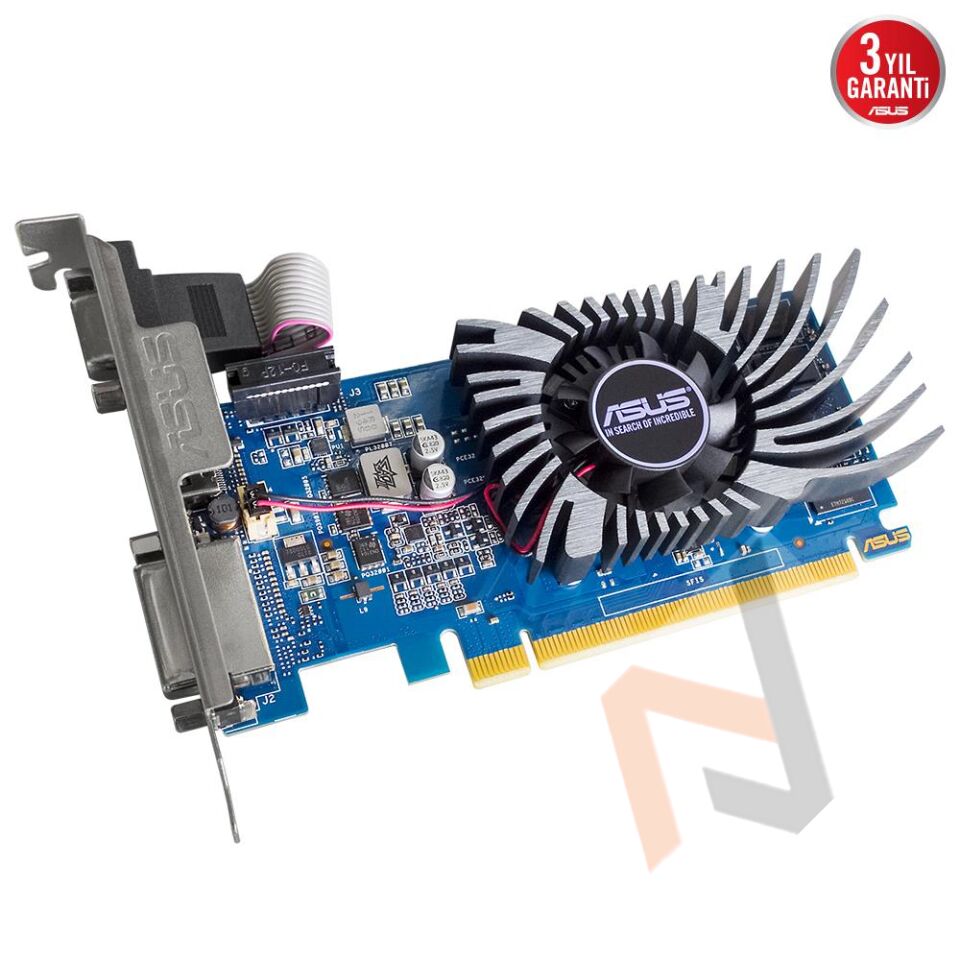 Asus Nvidia GeForce GT730 2GB 64Bit GDDR5 (Analog+HDMI+DVI) Ekran Kartı GT730-SL-2GD5-BRK