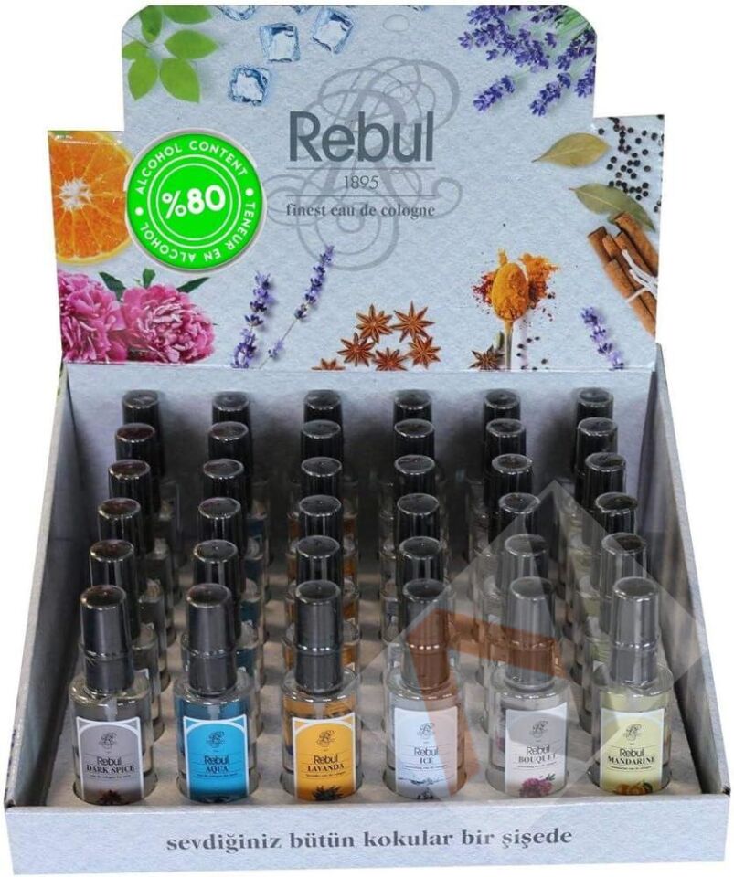 Rebul 36lı Set 50ml Sprey Kolonya