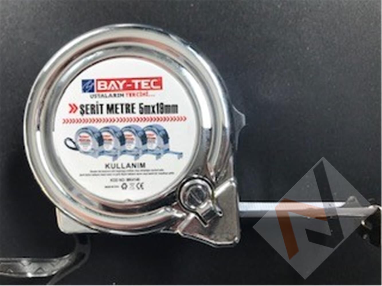 Bay-Tec Mk4146 5Mt 19MM Krom Şerit Metre