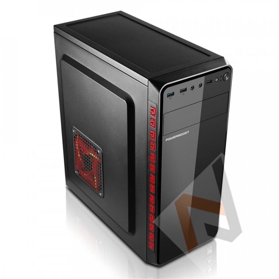 PowerBoost VK-1625 350w USB 3.0 ATX Shiny Piano Siyah Kasa