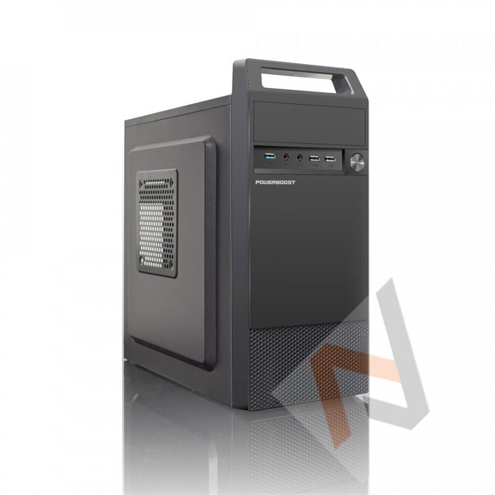 PowerBoost VK-V02m 350w Kulplu USB 3.0 Micro ATX Siyah Kasa