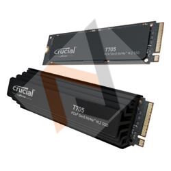 Crucial T705 1TB SSD Gen5 NVMe M.2 CT1000T705SSD5 Soğutuculu