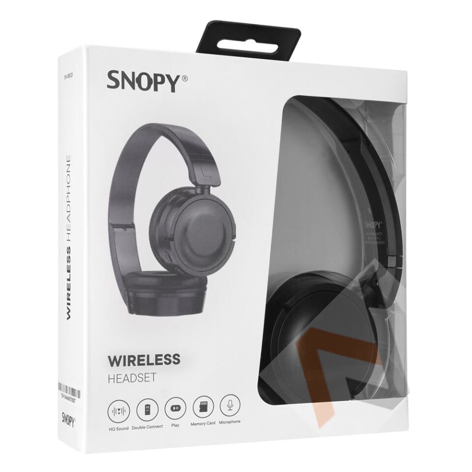 Snopy SN-XBK33 BATTY Siyah TF Kart Özellikli Bluetooth Kulaklık