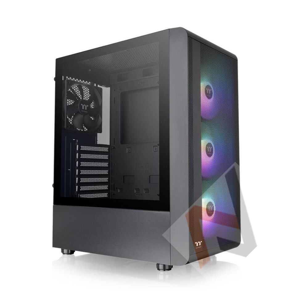 Thermaltake S200 TG 550W 80+ ARGB 3x120mm Fan Mesh Ön Panel, Tempered Glass Pencereli Oyuncu Kasası