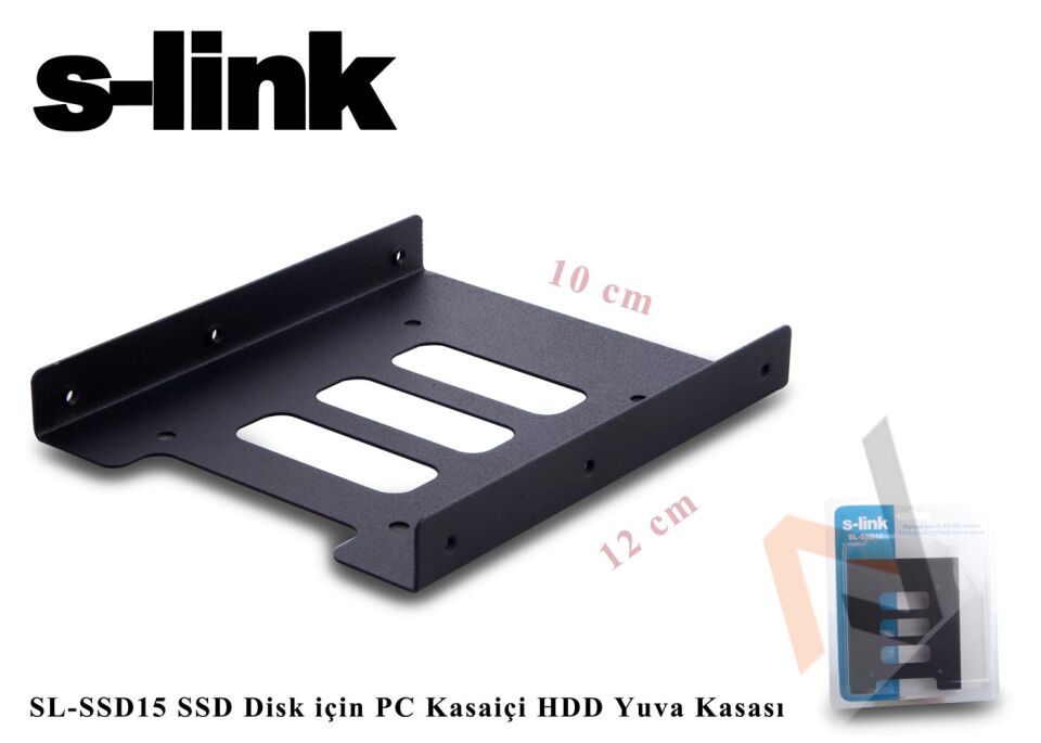 S-link SL-SSD15 Ssd Disk İçin Pc Kasa içi Hdd Yuva Kasası 2,5''-3,5''