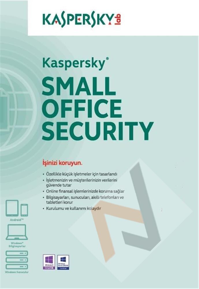 Kaspersky Small Office Security 5Pc+5Md+1Fs 1 Yıl Box