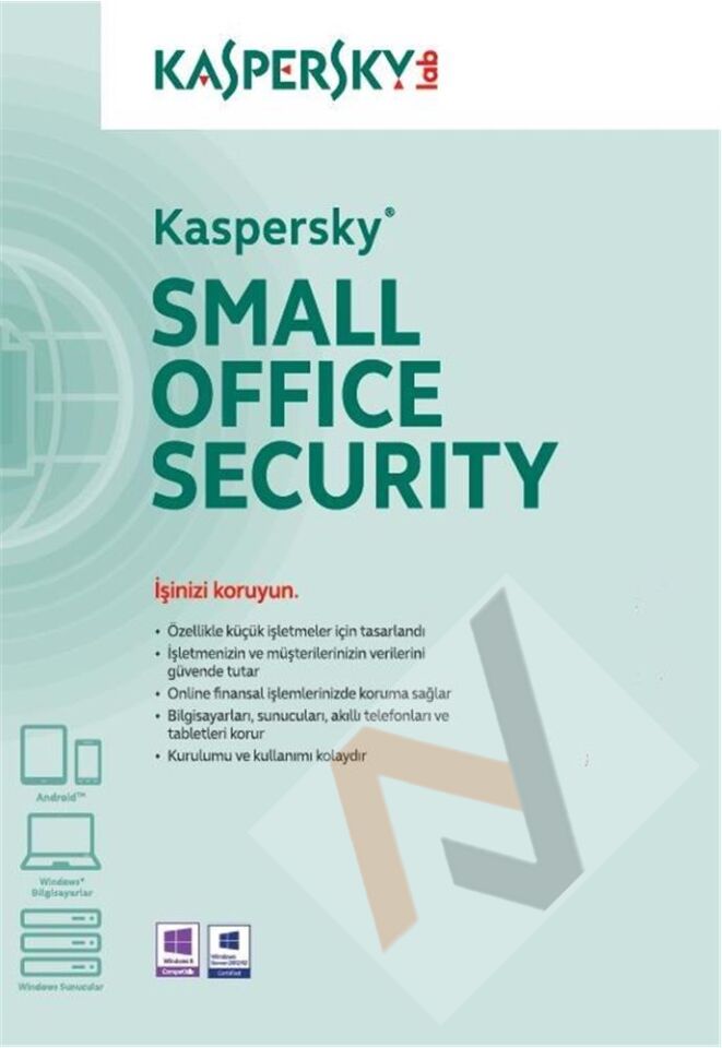 Kaspersky Small Office Security 5Pc+5Md+1Fs 1 Yıl Box