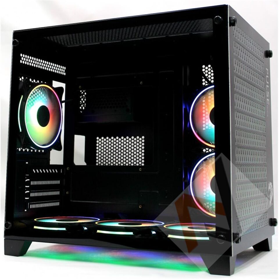 Tiranozor Ti-Game Pulse Black 6 Rgb Fan Black Mesh Gamıng Kasa Power Yok