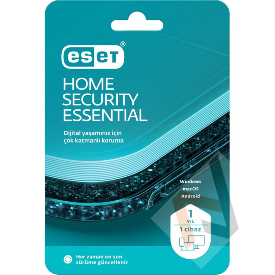 Eset Home Securıty Premıum 1 Kullanıcı 1 Yıl Box Kutu