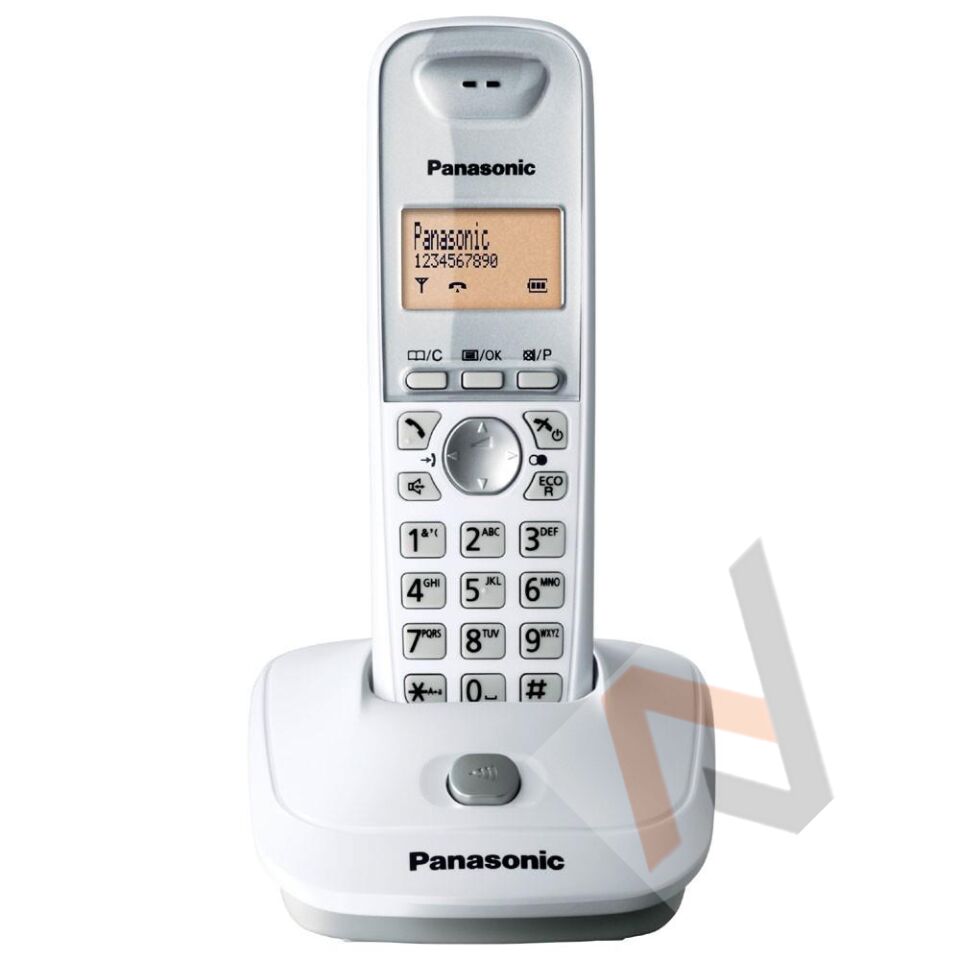 Panasonic KX-TG2511 Beyaz Telsiz Dect Telefon Handsfree 50 Rehber