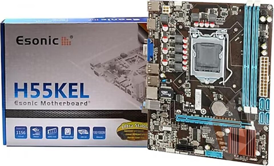 Esonic H55KEL DDR3 Hdmı Vga SATA2 1156Pp Anakart