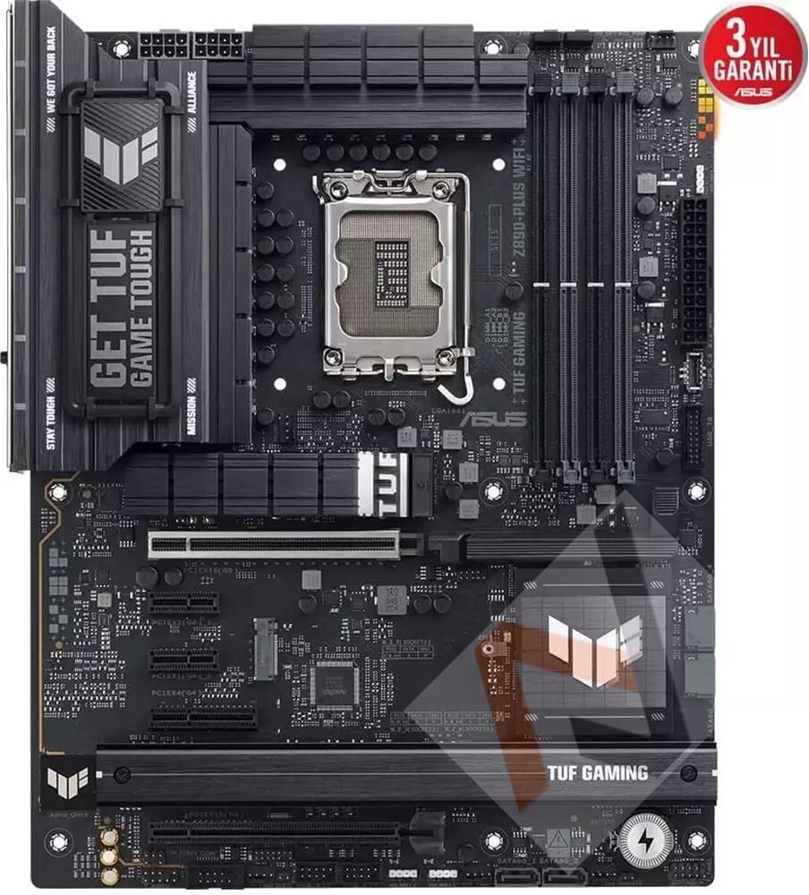 Asus Tuf Gaming Z890-PLUS WIFI Intel Z890 LGA1851 DDR5 Anakart