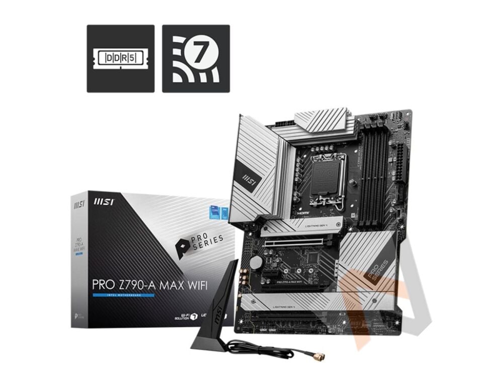 Msi Pro Z790-A Max WIFI DDR5 Intel Z790 Soket 1700 DDR5 7800(OC)MHz ATX Gaming (Oyuncu) Anakart