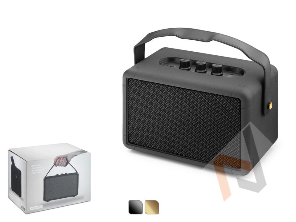 Hadron Siyah Kilburn2 Bluetooth Speaker 30W 243-162-140MM